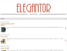 Tablet Screenshot of elegantor.com